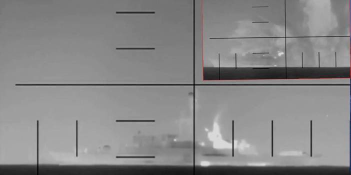 ABD denizaltısı İran savaş gemisini böyle batırdı: Görüntüler paylaşıldı