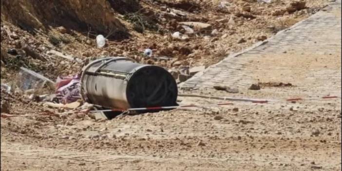 Gaziantep’te füze parçası paniği