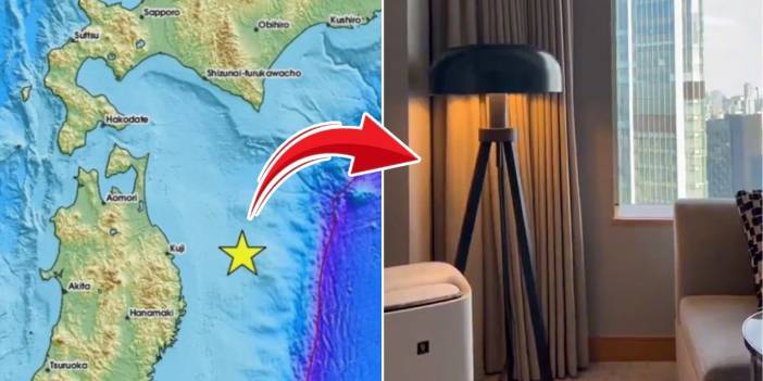 Japonya'daki 7.4'lük depremin görüntüleri ortaya çıktı: Perde bile kıpırdamadı! İşte nedeni