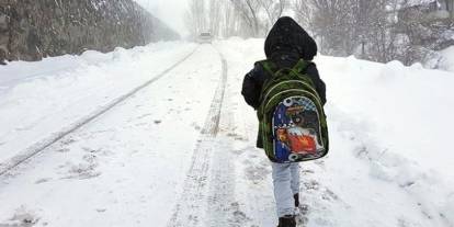 Isparta’da buzlanma nedeniyle eğitime ara verildi