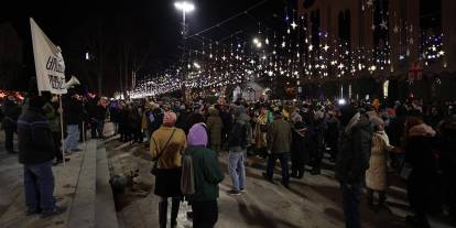 Gürcistan'da AB katılım müzakereleri protestoları 28. gününde devam ediyor