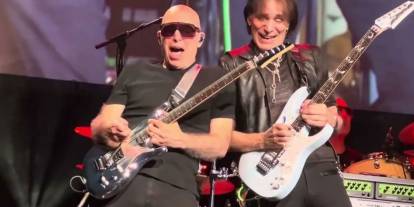 Efsane gitaristler Steve Vai ve Joe Satriani İstanbul'a geliyor