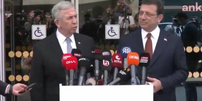 İmamoğlu ile görüşen Mansur Yavaş: Cumhurbaşkanının müdahale etmesi lazım