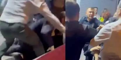 Yüksek ses uyarısı yapan polislere saldırı