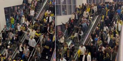Fenerbahçe'nin Avrupa maçında 'İmamoğlu' protestosu