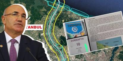 Kanal İstanbul lise kitaplarında çıktı! Mahmut Tanal: Çocuklarımıza gerçekleri değil iktidarın rüyalarını ezberletmek istiyorlar