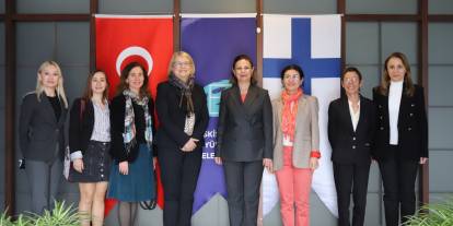Finlandiya Büyükelçisi'nden EBB Başkan'ı Ünlüce'ye Ziyaret