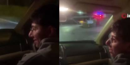 Otostop çektikleri sürücü rektör çıktı! Öğrenciler anlayınca şoke oldu
