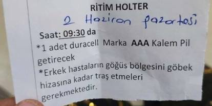 Devlet hastanesinde hastadan pil istendi: Mahmut Tanal duyurdu