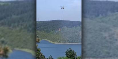 Sultangazi'deki Kent Ormanı'nda yangın