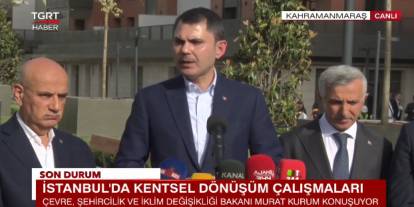 İstanbul'da ilk nerede kentsel dönüşüm yapılacak? Murat Kurum açıkladı