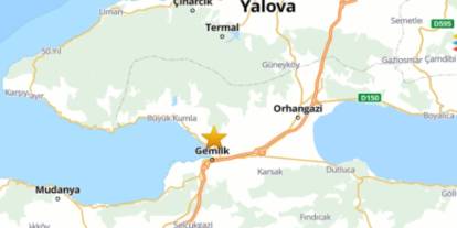 Bursa'da deprem