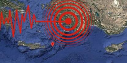 Akdeniz'de 6 büyüklüğünde deprem