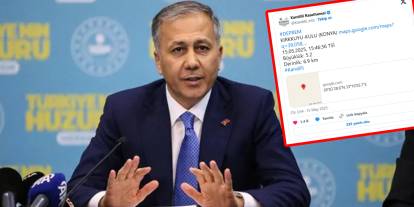 Konya'daki 5.2'lik depremin ardından Ali Yerlikaya'dan açıklama