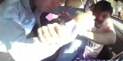 Gaziantep'te taksiciye bıçaklı saldırı: Dehşet anları kamerada