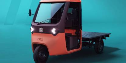 Fiat üç tekerlekli elektrikli aracını tanıttı