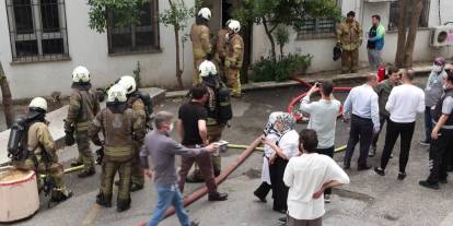 İstanbul'da devlet hastanesinde yangın