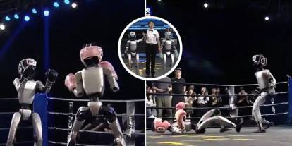 Sahne artık onların! Dünyanın ilk robot boks turnuvası başladı