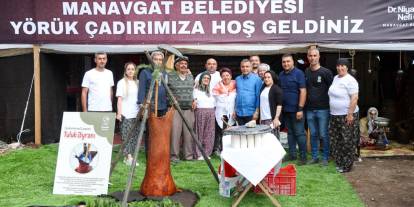 Yörük Türkmen Festivali’nde Manavgat Belediyesi de yerini aldı
