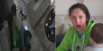 Anne çocuğunu dövdü, bağırdı, ısırdı: Dehşete düşüren korkunç görüntüler