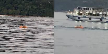 İstanbul'da korku dolu anlar: Denizin ortasında görüldüler ekipler harekete geçti