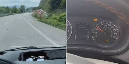 9 bin lira ceza yediği yolu göstererek isyan etti: 300 metre arayla çıkan tabelaları gösterdi