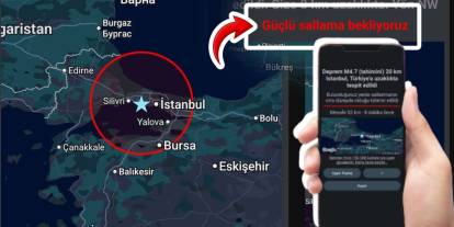 Deprem bildirimi gece yarısı vatandaşları korkuttu! 3.5'lik depreme dakikalarca alarm çaldı