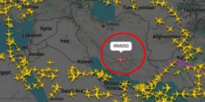 İran'ın kapalı hava sahasındaki gizemli yolcu uçağı!