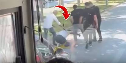 Tartıştığı kişinin boğazına kemer takıp yerde sürükledi