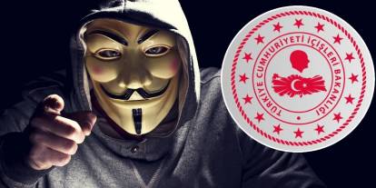 Hacker grubu Anonymus duyurdu: İçişleri Bakanlığı hacklendi!
