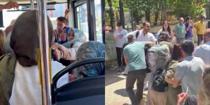 İETT otobüsünde yer kavgası: Kadın yolcular birbirine girdi