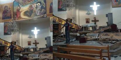 Suriye'deki Mar İlyas Kilisesi’nde patlama: Çok sayıda can kaybı var!