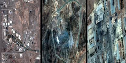 ABD'nin İran operasyonuna ait uydu görüntüleri ortaya çıktı