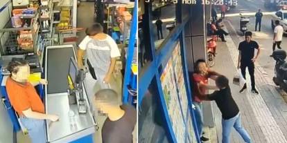 Markette kadın kasiyere saldırı: Dehşet anlar ortaya çıktı