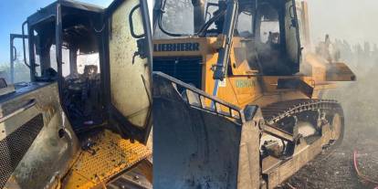 Konya'dan İzmir'deki yangına müdahaleye gelmişti: Dozer operatörü alevlerin içinde şehit oldu