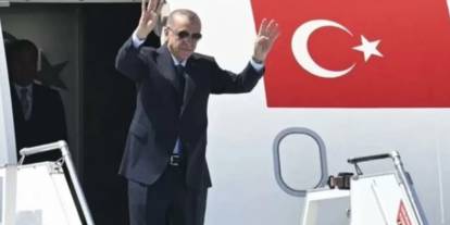Cumhurbaşkanı Erdoğan, Azerbaycan'a gitti