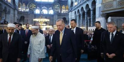 Erdoğan’dan Ayasofya paylaşımı: Ebediyen özgür kalacak