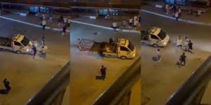 İddiayı duyan sokağa indi: Ortalık savaş alanına döndü
