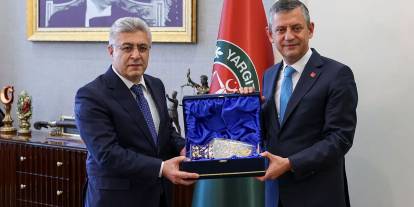 Özgür Özel, Yargıtay Cumhuriyet Başsavcısı Şentürk ile bir araya geldi