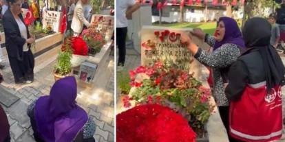 Şehit annesinden anma töreninde  AK Parti ve MHP’li yöneticilere tepki: Utanmadan helalleşmeye gelmeyin
