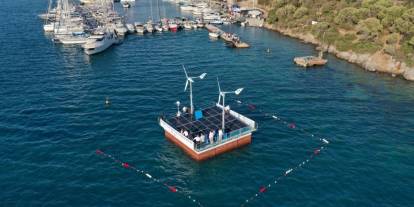 Bodrum’dan bir ilk: Yüzer deniz suyu arıtma platformu tanıtıldı