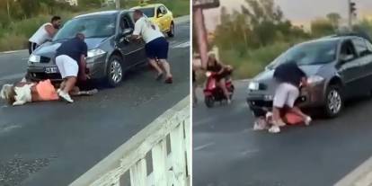 Fethiye'de dehşet! Arabayla önce çarptı sonra ezdi
