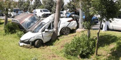 2 polis memuru yaralanmıştı: Feci kazanın görüntüleri ortaya çıktı