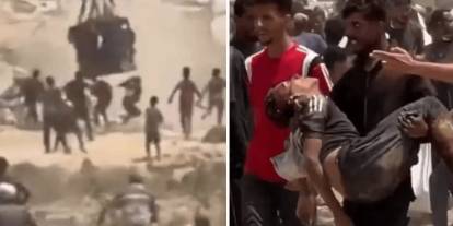 Gazze'de hava yardımı can aldı: 14 yaşındaki çocuk yardım kutusunun altında kaldı