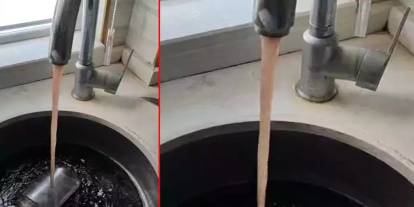 Musluklardan kahverengi su aktı! Bir ili endişelendiren olay