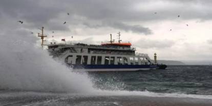 Marmara’da fırtına: Şehir Hatları, İDO ve BUDO seferleri iptal edildi