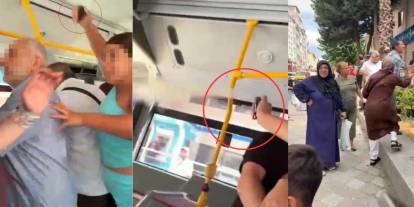 İETT otobüsünde biber gazlı kavga