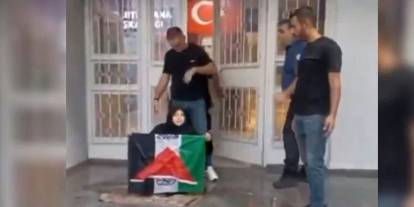 Gazze eylemine müdahale eden 3 polis görevden uzaklaştırıldı