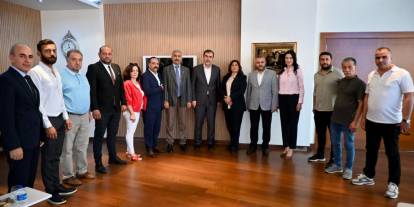 Başkan Çerçioğlu’na siyasi parti temsilcilerinden ziyaret