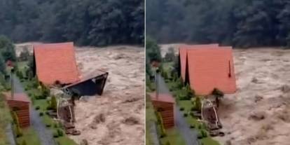 Rize felaketi yaşadı! Selin gelişi ve her şeyi sürükleyip götürdüğü görüntüler
